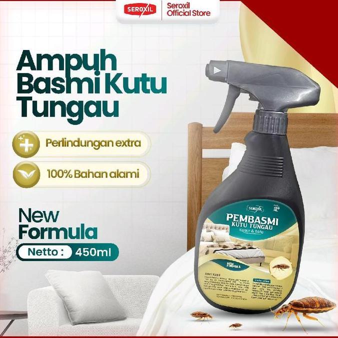 Seroxil Anti Kutu Tungau Kasur 450ml Non-Listrik Insects - Pembasmi Anti Kutu Tungau