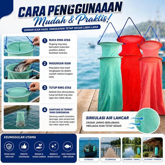 WADAH IKAN  KARAMBA TEMPAT IKAN MANCING Pancing