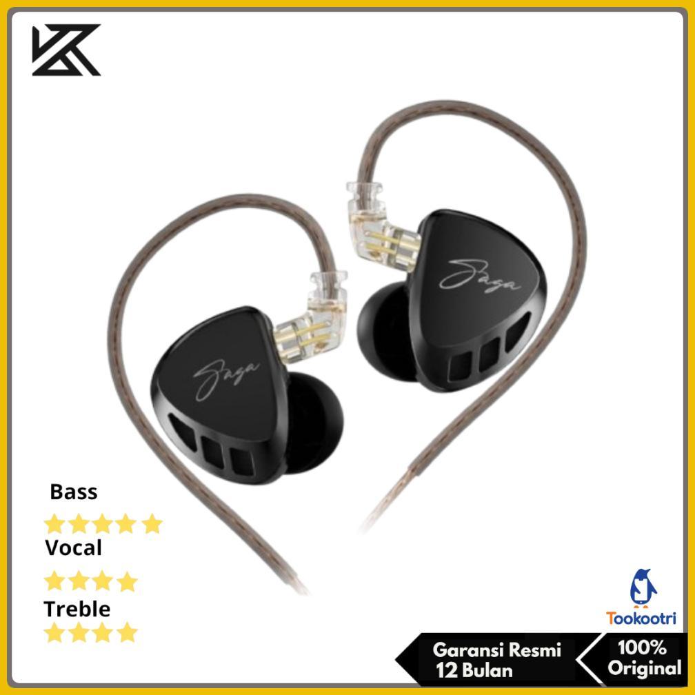 KZ Saga In Ear Earphone IEM Single DD Metal with MIC