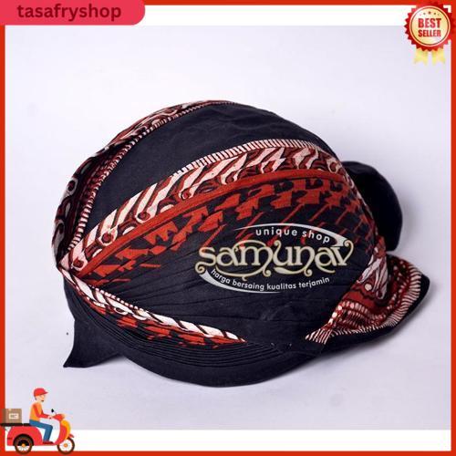 Blangkon Lipat Jogja Jebeh Motif Batik Iket Murah Bisa Dilipat Best Seller