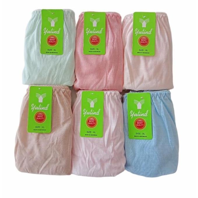 Xie- (12Pcs) Cd Cewek Yutind 2 Karet Renda / Celana Dalam Midi Nita Desa & Remaja Yutind Rna Muda Mo