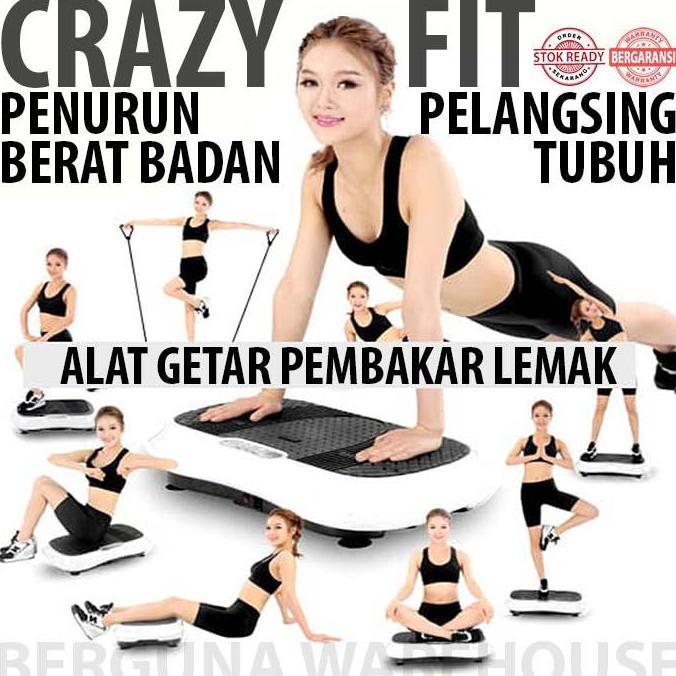 Ftns - Crazy Fit Alat Fitness Getar Lejel Vibe Tone Massager