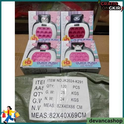 Mainan Aktivitas Game Anak Sanrio Ada Lampu Pop It Electronic Pop It Elektronik Pop It Elektrik ~ Fa