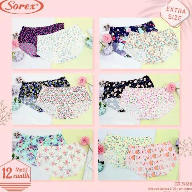 Gyu- Sorex Cd Seamless Motif Extra Size 31186 Seamless Jumbo Panties