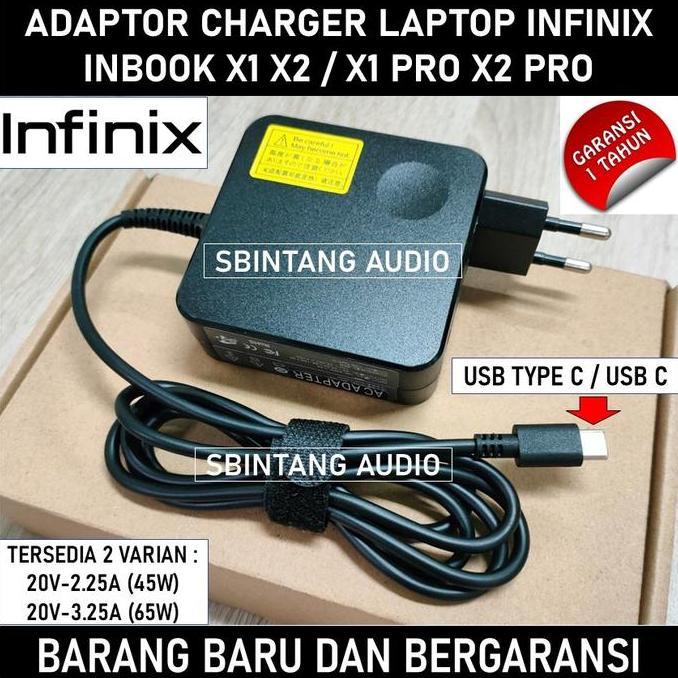 ADAPTOR CHARGER LAPTOP INFINIX INBOOK X1 INBOOK X2 INBOOK X1 PRO HARGA KHUSUS