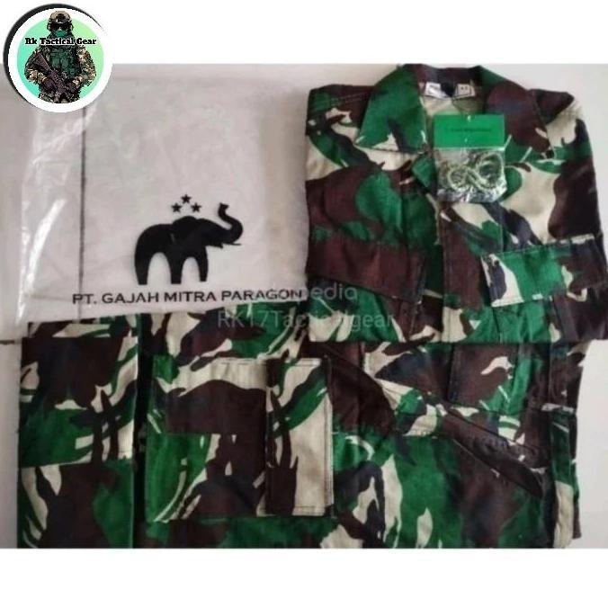 Baju Seragam pdl Loreng tni ad sritex - pembagian PT. Panca Prima