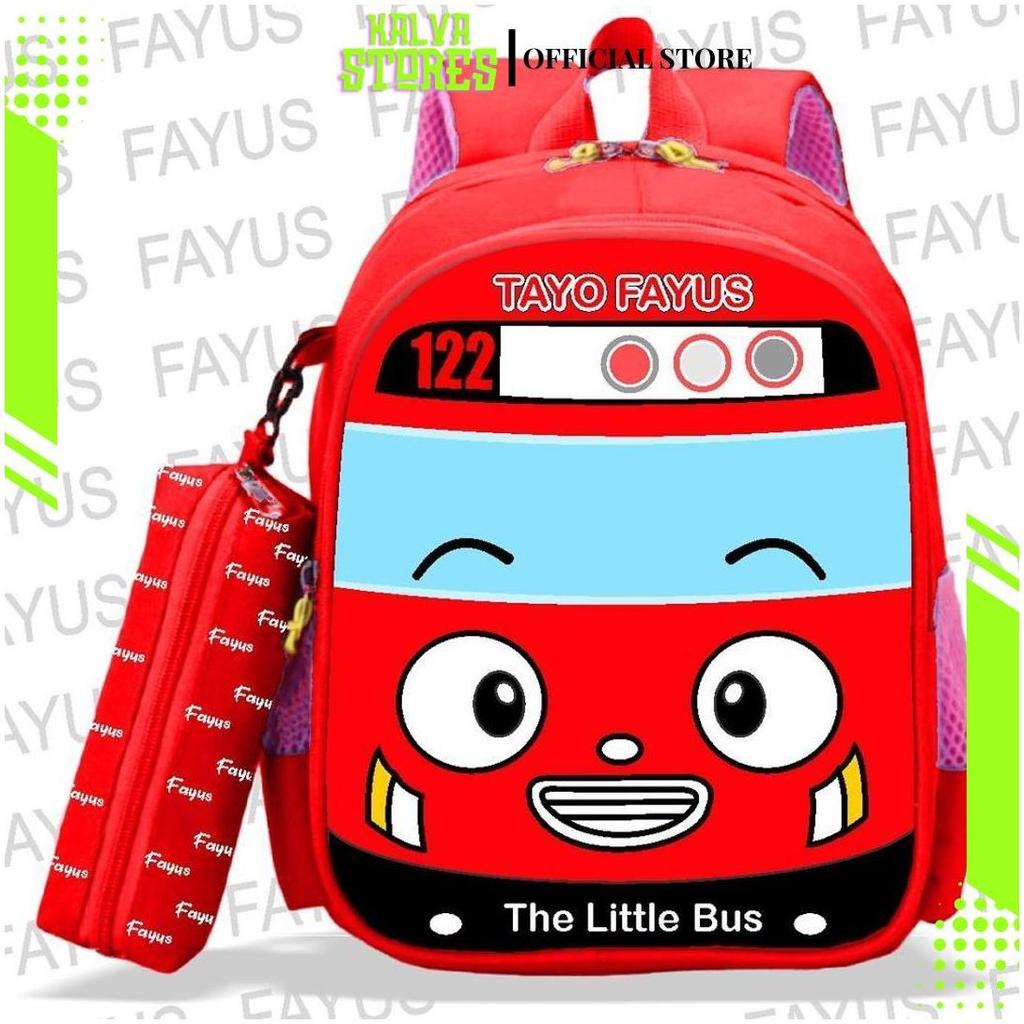 Tas sekolah anak ransel PREMIUM karakter TAYO terbaru 2022 Garansi Bayar ditempat COD MAHARANI GD Or