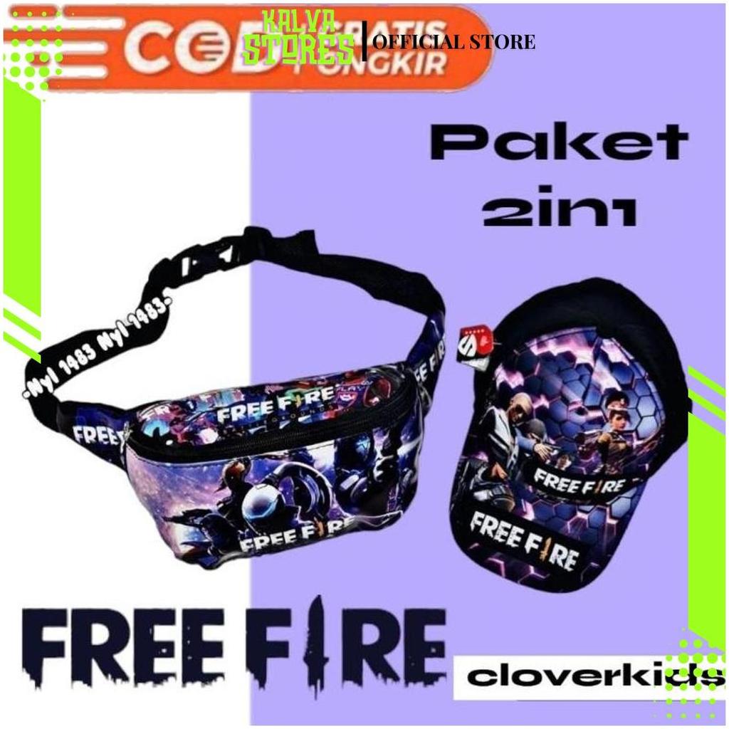 Tas Ransel Sekolah Anak Laki Laki PAUD TK Karakter free fire GD Ori