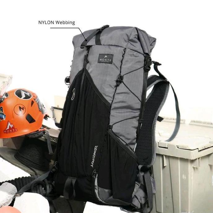 BEBAS ONGKIR - BACKPACK TAS ULTRALIGHT MONTE FASTZIPP 37L SEMI CARRIER LIMITED EDITION ORIGINAL