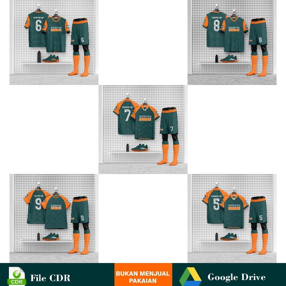 Mockup Jersey Hanger/Manekin dinding - CDR