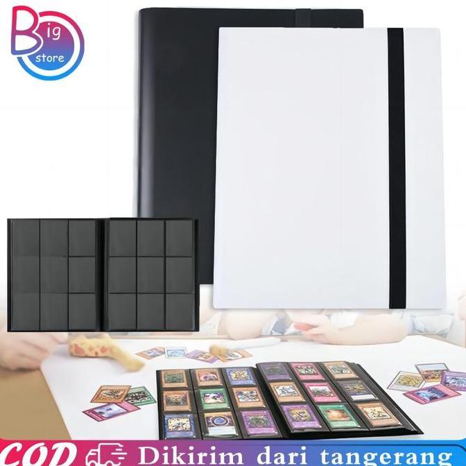 MUVAC Koleksi Buku Photocard 360pcs 9 Slot Buku Koleksi Kartu A4 Album Foto Card Album Kartu Album K