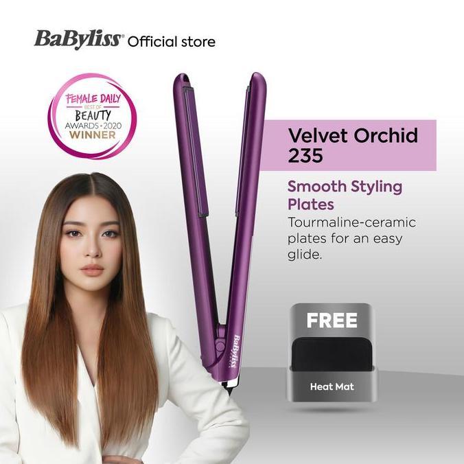 Babyliss Velvet Orchid 235 Straightener - 2513U