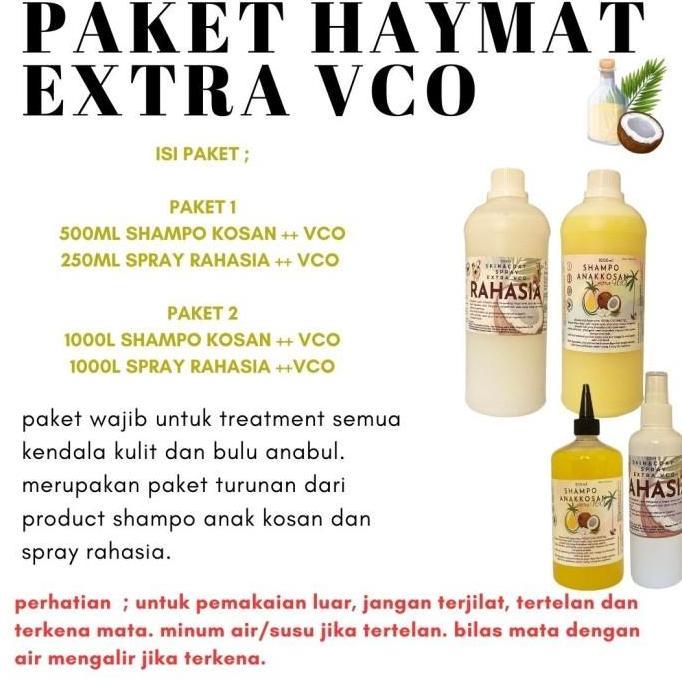 PAKET XTRA VCO SHAMPO SPRAY