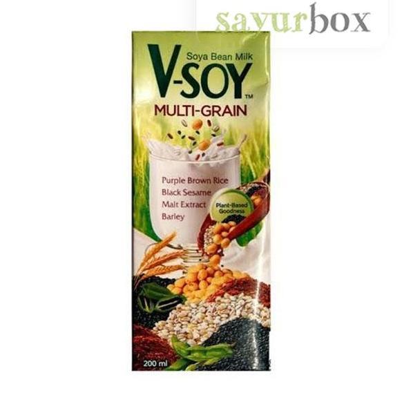 Leite - V-Soy Soy Milk Multigrain 200 Ml Sayurbox
