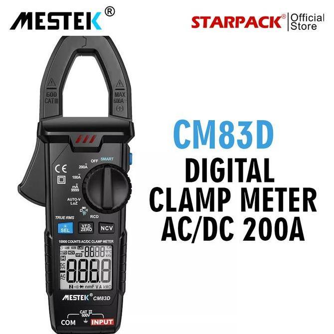 Mestek Cm83D  / Cm83E Digital Clamp Meter Ac/Dc 200A & 600A Terbaru !!!