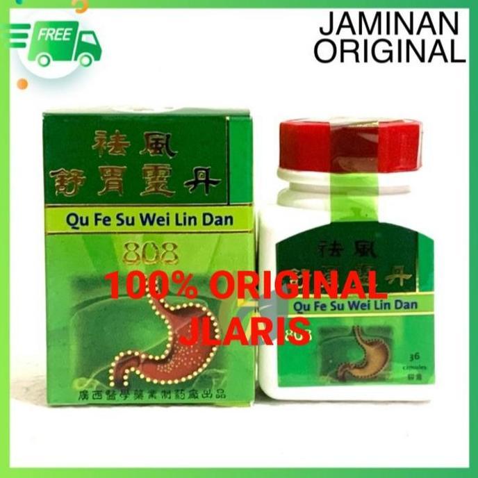 Healthy- Qu Fe Su Wei Lin Dan 808 Obat Maag Kronis Asam Lambung Herbal