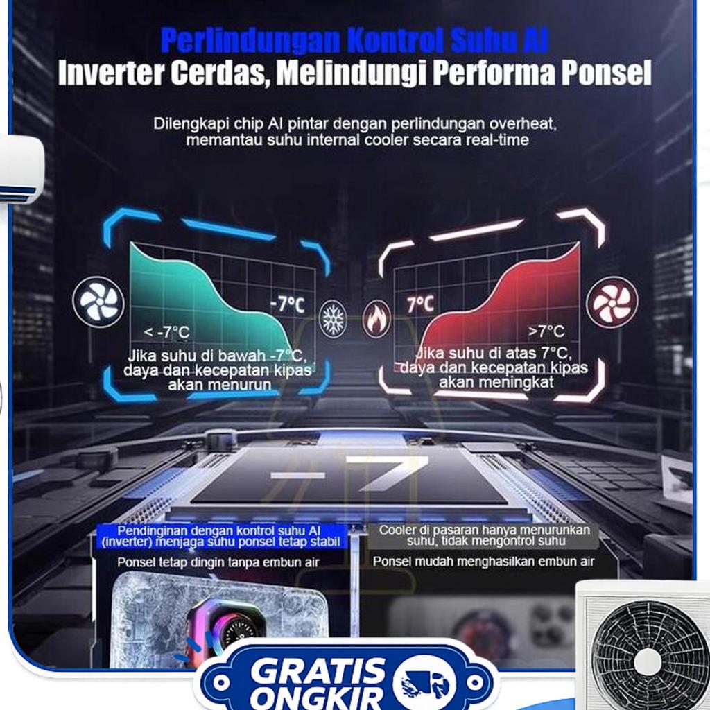 Funcooler Js86 Ai Fan Cooler Radiator Pendingin Hp Cooling Fan Gaming