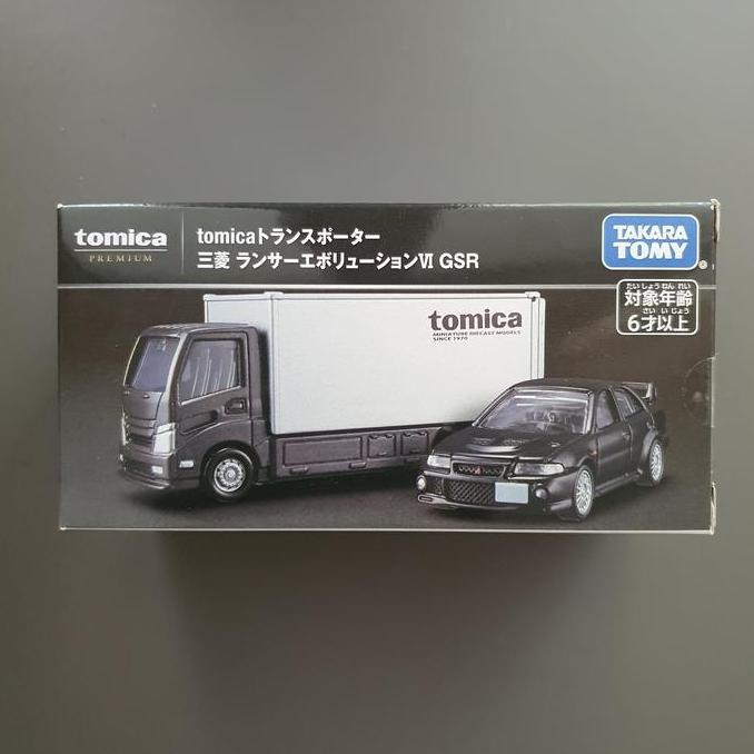 BM- Tomica Premium Transporter Mitsubishi Lancer Evolution Evo VI GSR