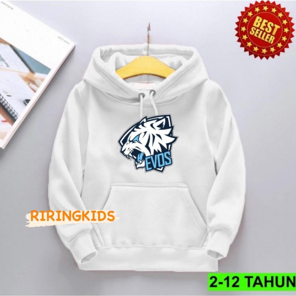 ORIGINAL HOODIE ANAK EVOS PEREMPUAN LAKI LAKI / HODIE ANAK USIA 1 2 3 4 5 6 7 8 9 10 11 12 TAHUN / J