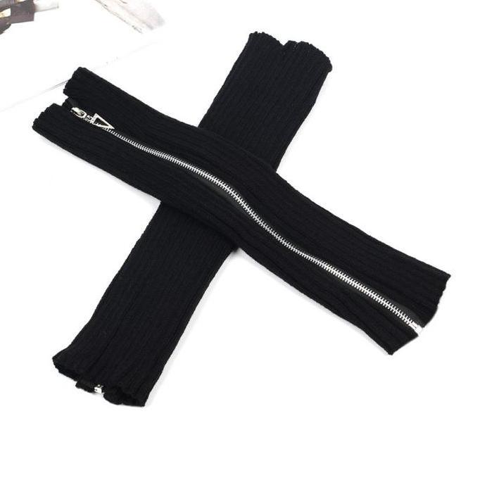 DS4 - Leg Warmer Selutut Socks Leg Warmer Rajut Wanita Gaya Kaos Kaki Gradasi Gothic Socks Lolita So