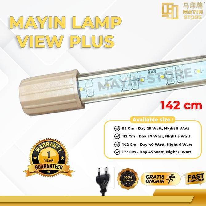 MAYIN LAMP VIEW PLUS 142cm Lampu LED celup Aquarium ikan Arowana Koki