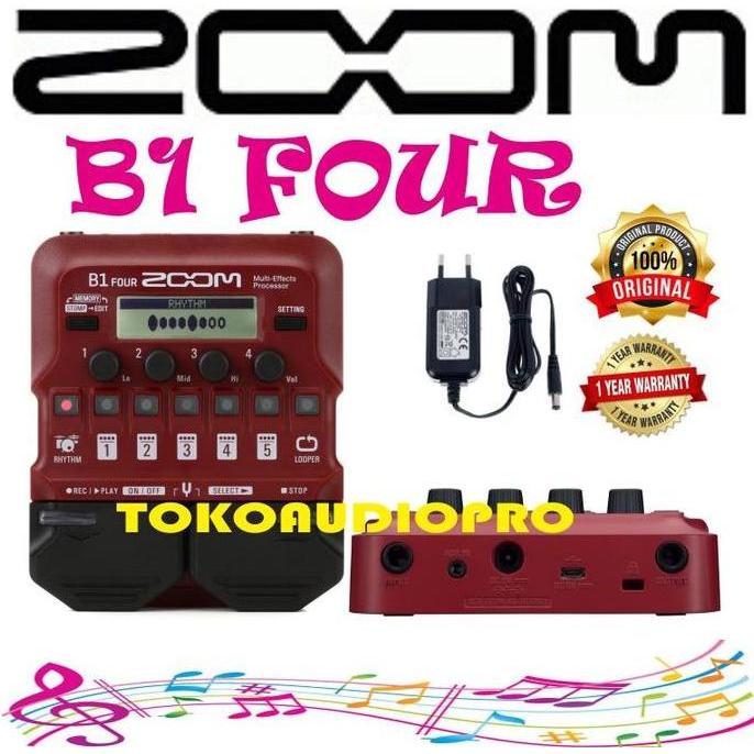 Ready Zoom B1 Four efek bass multi Zoom B1Four Non Cod
