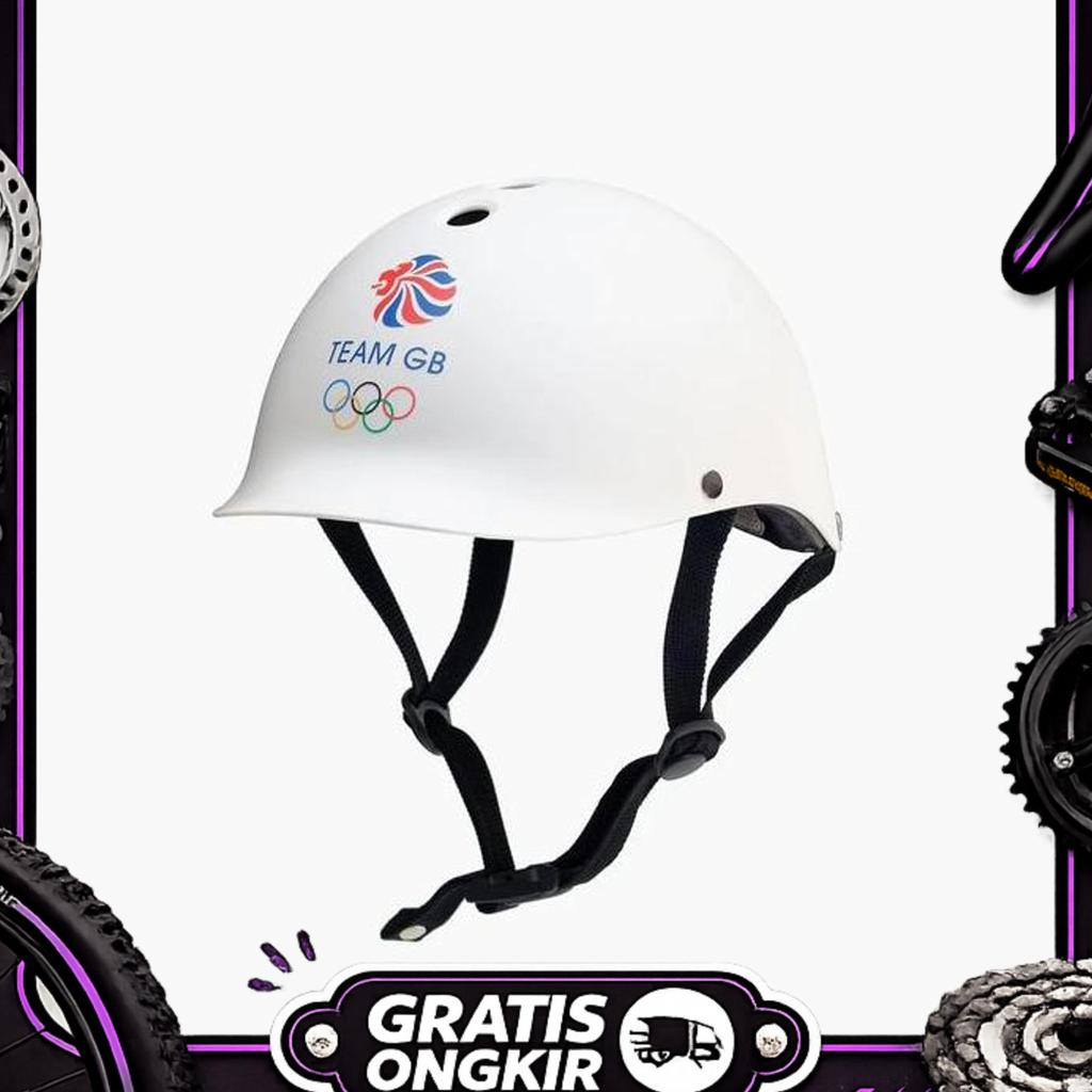 Helm Sepeda - Dashel Helmet - White Olympic Edition
