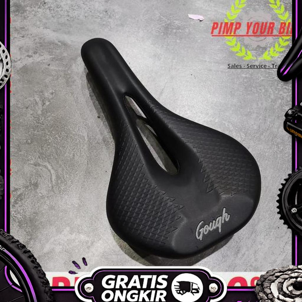 Saddle Ddk D3735 143Mm Logo Gough Black Taiwan