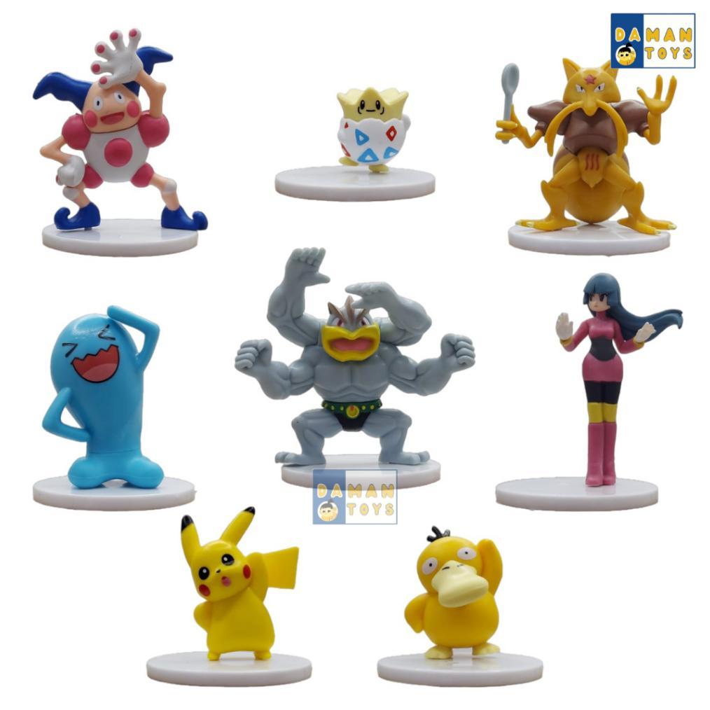 Figure Pokemon Monster Machamp Natsume Jujube Mime Kadabra set