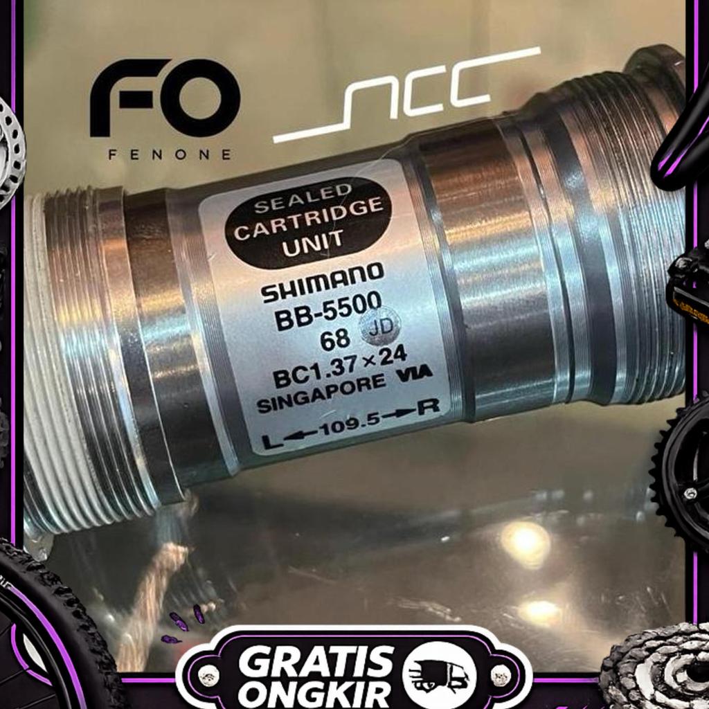 Shimano 105 Bb-5500 Octalick Bottom Bracket 68X109.5 / Bb Shimano 105