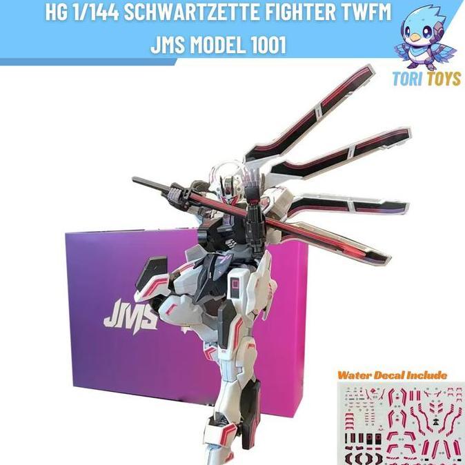 HG 1/144 Schwarzette Fighter Witch From Mercury JMS Model Kit Robot