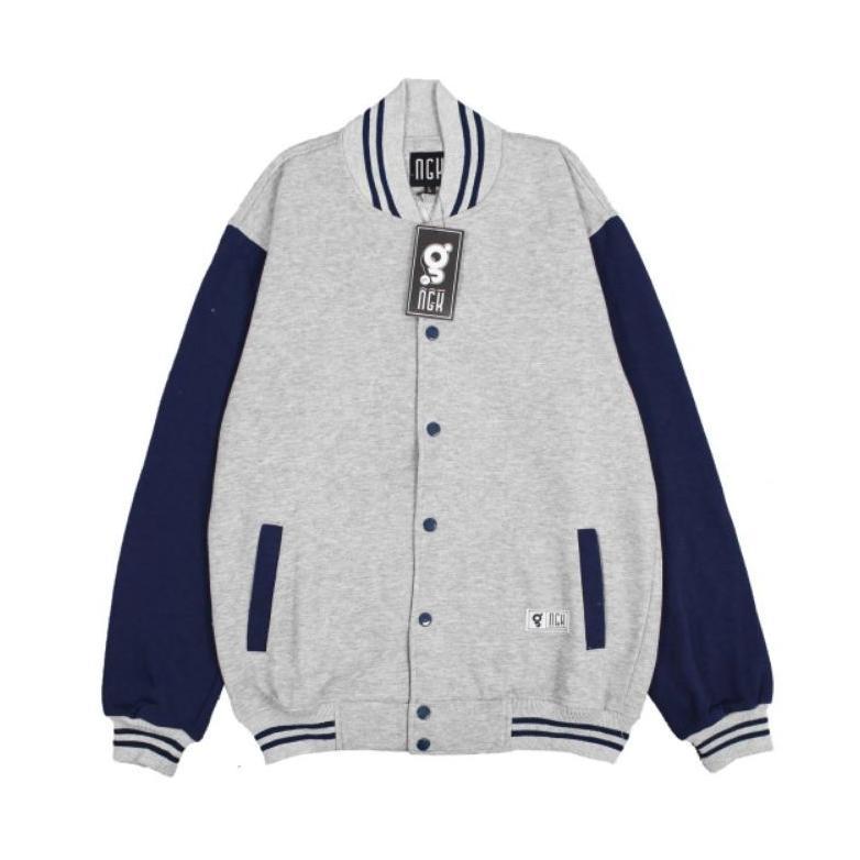 NEW Jaket Varsity Polos Pria Wanita Jacket Baseball Distro Original