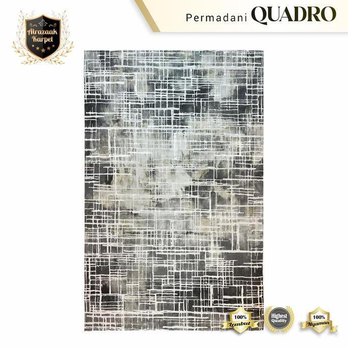 Karpet Permadani Turki Quadro Vintage Abstrak 200x300