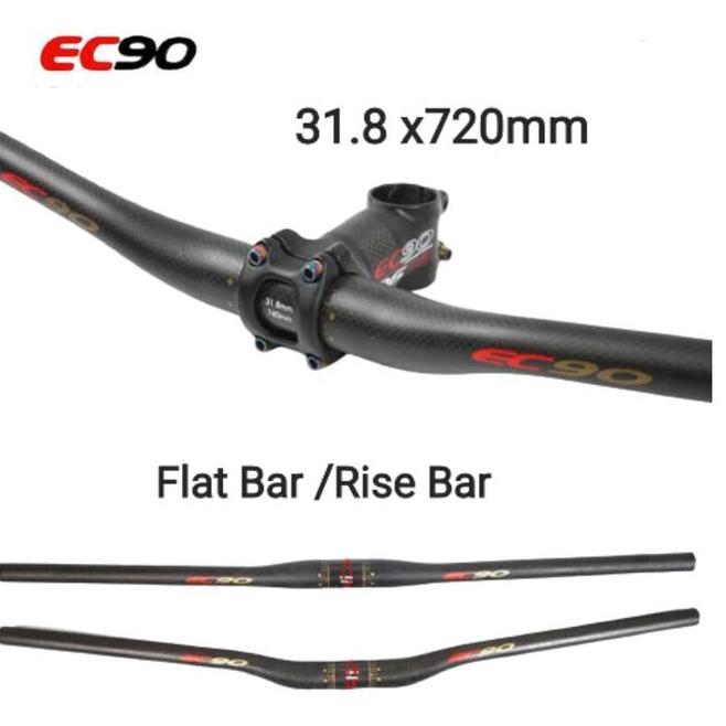 Ec90 Handlebar Carbon Size 31.8Mm  Stang Handlebar Carbon Sepeda Mtb Stang