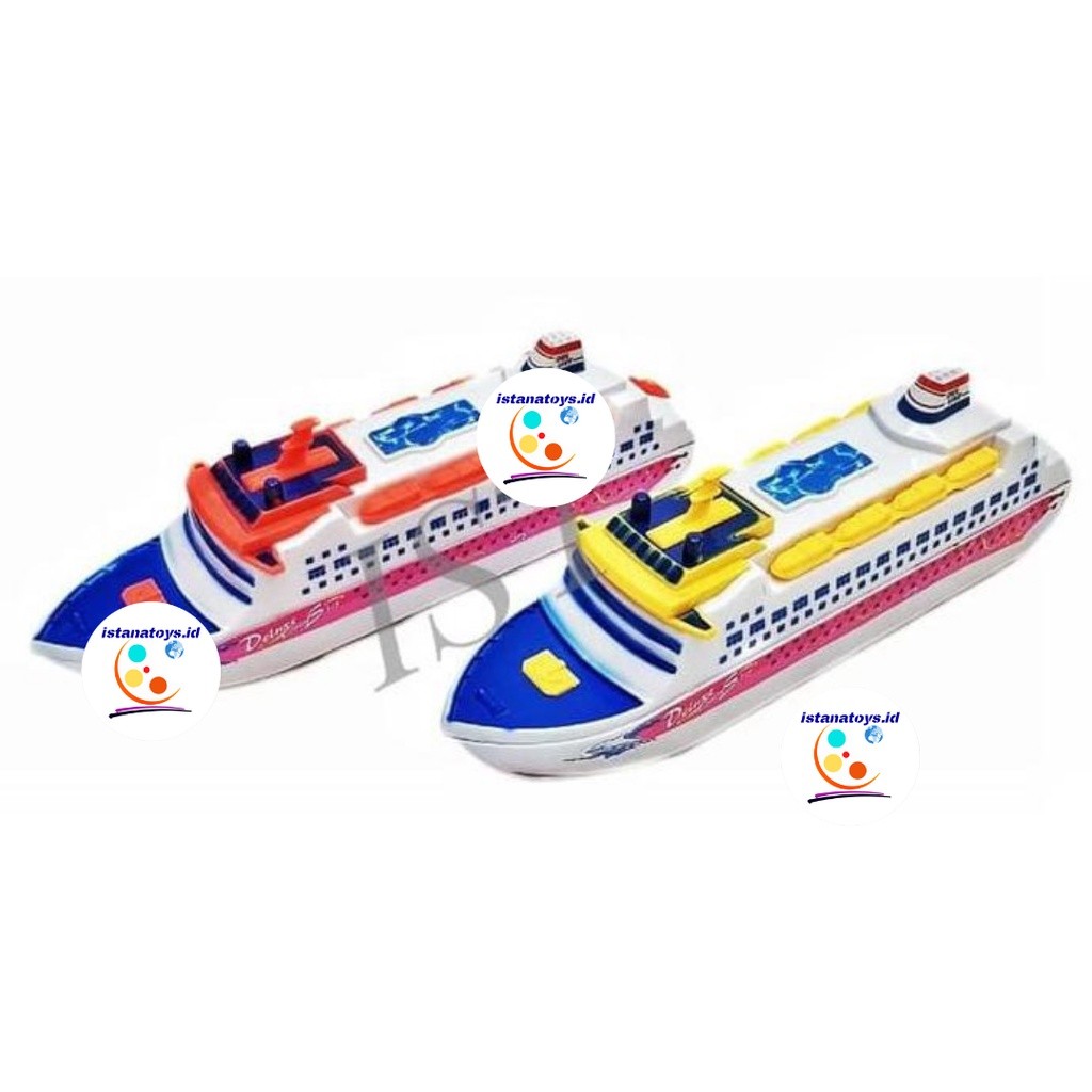 Perahu Baterai Deluxe Kapal Pesiar Mainan Anak