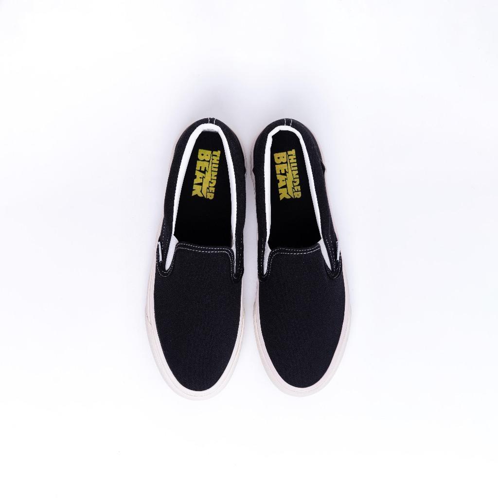 Thunderbear - Voltaire Bw Sepatu Slip On Pria Lokal | Buat Nongkrong & Kuliah