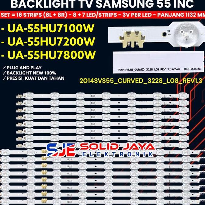 TERLARIS BACKLHT TV SAMSUNG 55 INCH UA55HU7100 UA55HU7200 UA55HU7800 55HU7100 55HU7200 55HU7800 55HU