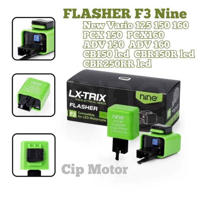 Flasher Sen F3 Lx-Trix Nine Motor Cb150R Led Cb150X Cbr150R Cbr250Rr