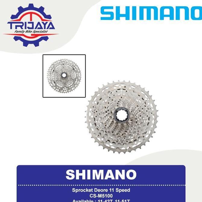 Bikes Shimano Deore Cs-M5100 Cassette Sprocket 11 Speed