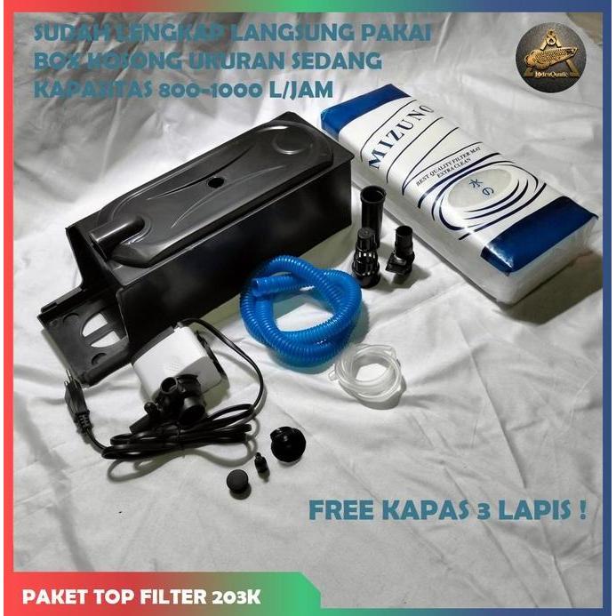 afilama_cord - paket lengkap box set filter aquarium set pompa aquarium dengan box filter lengkap pa
