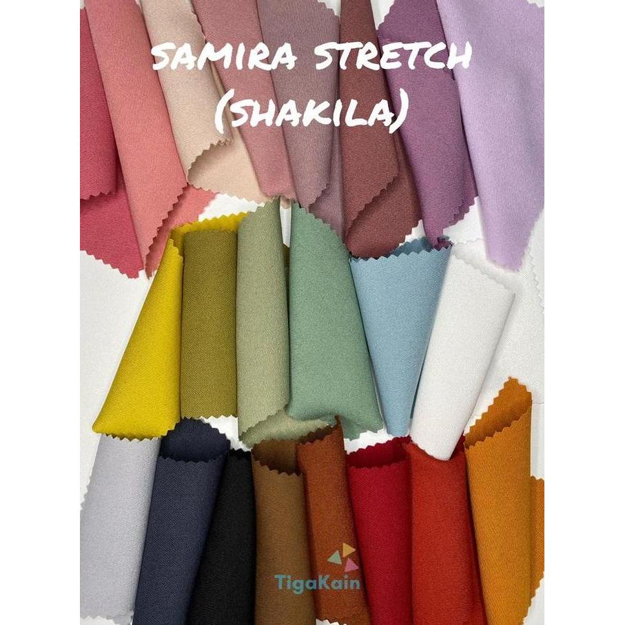Sora- 1 Meter Kain Samira Stretch/ Shakila