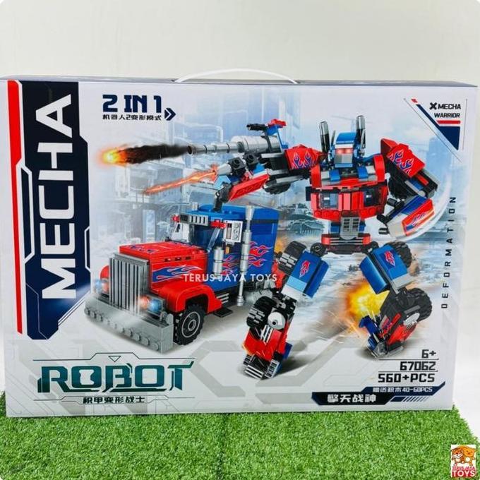 TERUS JAYA TOYS MAINAN BLOCK OPTIMUS BUMBLEBEE BESAR