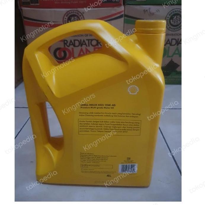 Oli Shell Helix HX5 4liter galon Original