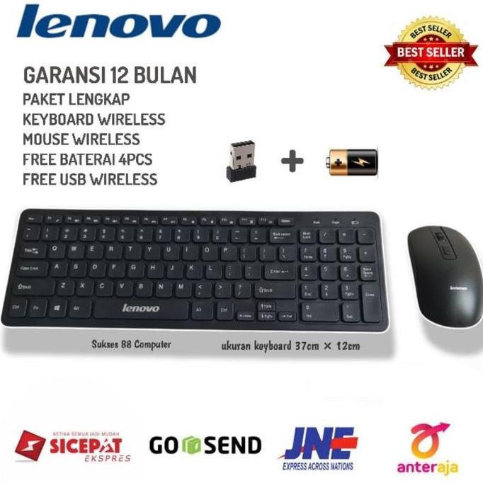 PAKET KEYBOARD LENOVO WIRELESS+MOUSE LENOVO WIRELESS COMBO SET GKM520