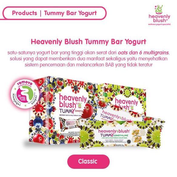 Runmilk- Yogurt Heavenly Blush Tummy Bar (12X25 Gr)