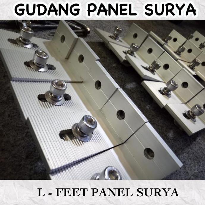 Mounting Solar PV / Solar Module / Panel Surya - L Feet