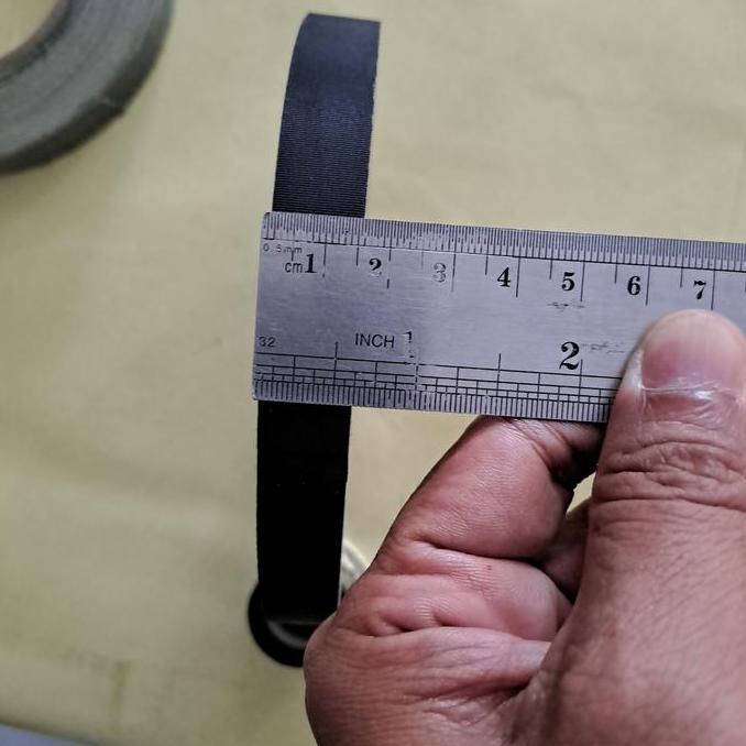 Ready Wiring Tape Lakban Tahan Panas Isolasi Kabel Body Kendaraan Bermotor-Hitam,size:15mm x 30 Mete