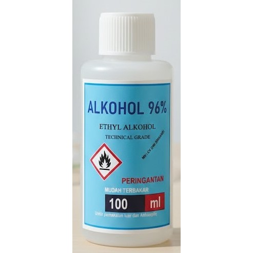 Alkohol,Ethanol 96% 100 ml