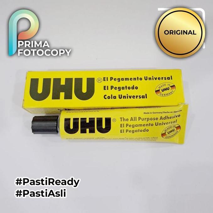 Ready Lem Cair UHU All Purpose Adhesive 35gr Stik es krim kayu kerajinan manik manik kancing kulit t