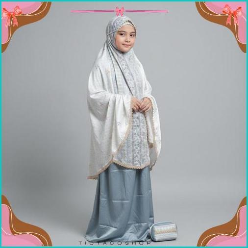 Diskon Lebaran Mukena Anak Armani Silk Premium 2In1 | Mukena Anak Mini Pouch Motif